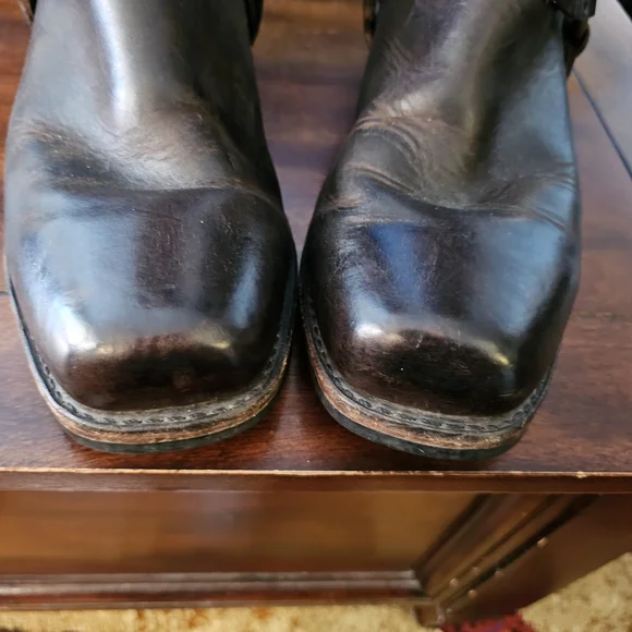 Frye Dark Brown Leather Western Boots - Picture 7 of 8